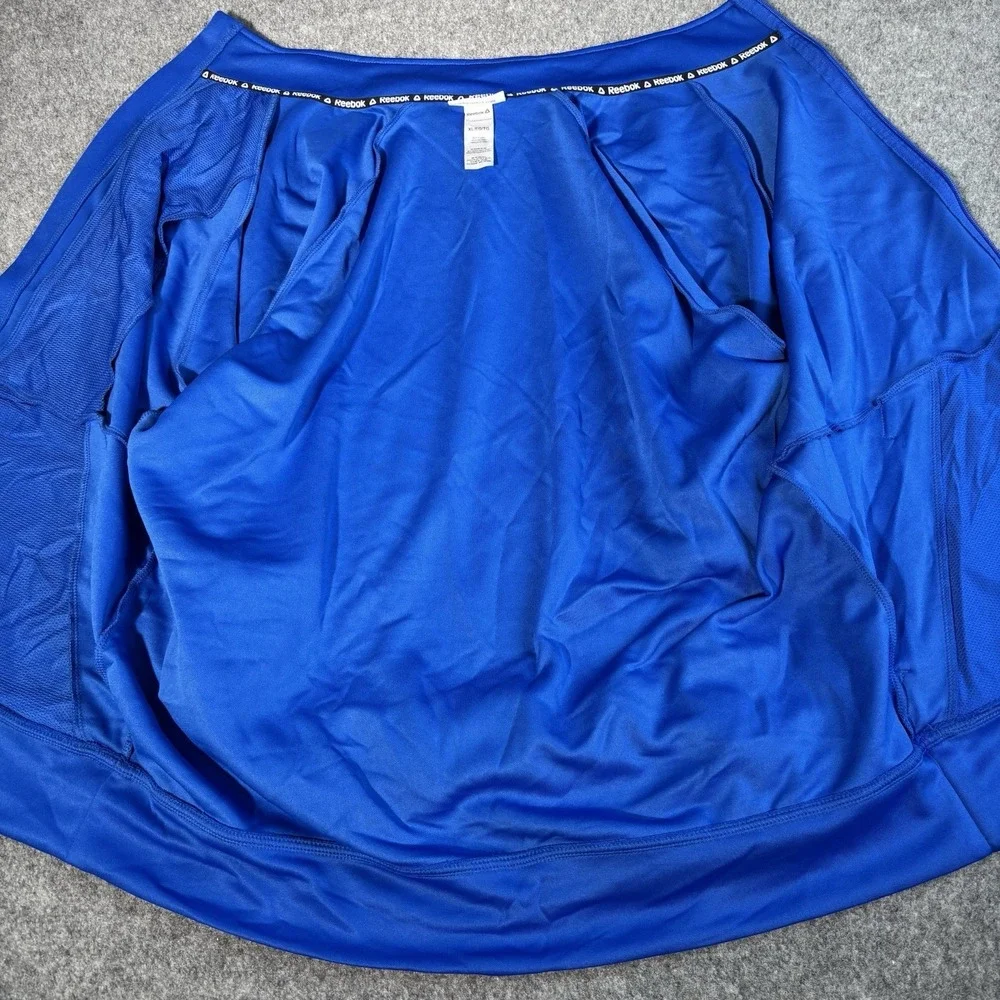Reebok Jacket Mens Xl Blue Athletic Track Full Zip Training‎ Running Gym Active